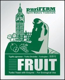 Купить Спиртовые дрожжи Puriferm Fruit Turbo, 50 г