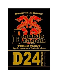 Купить Спиртовые дрожжи Double Dragon D24 Extreme Turbo, 178 г