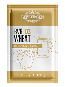 Купить Пивные дрожжи Beervingem для пшеничного пива "Wheat BVG-03", 10 г